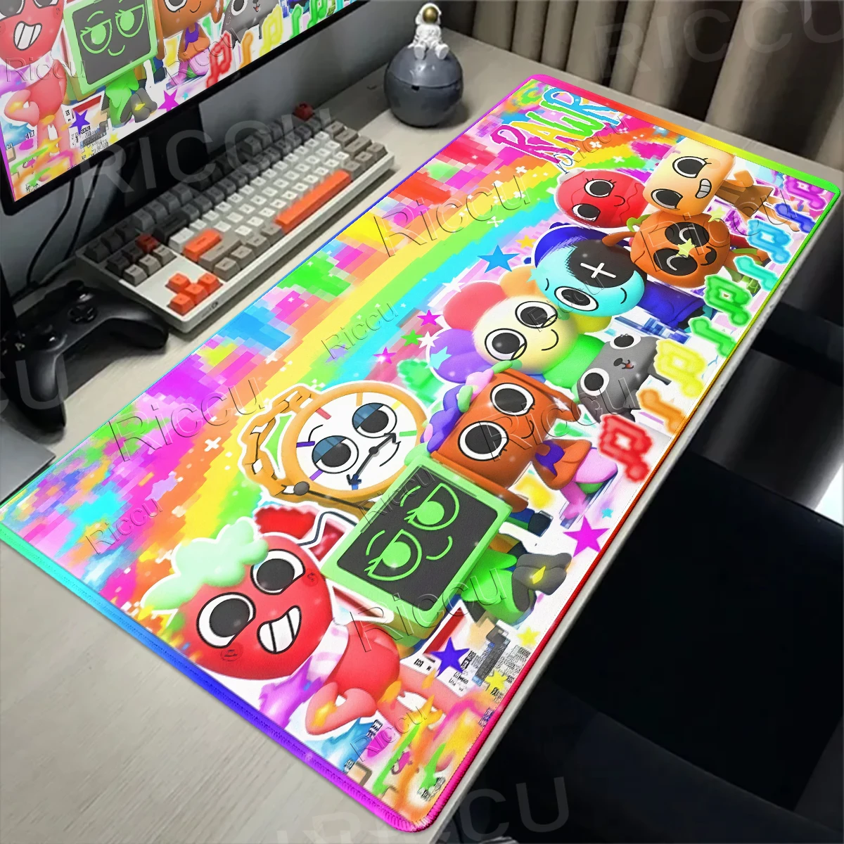 Game D-Digital C-Circus Mouse Pad Office Gaming Accessories Desk Mat Mechanical Keyboard Protection Rug Anti-Slip Rubber Carpets