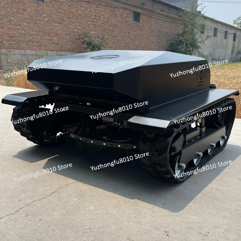 Crawler lawn mower, intelligent remote control lawn mower, river embankment slope lawn mower