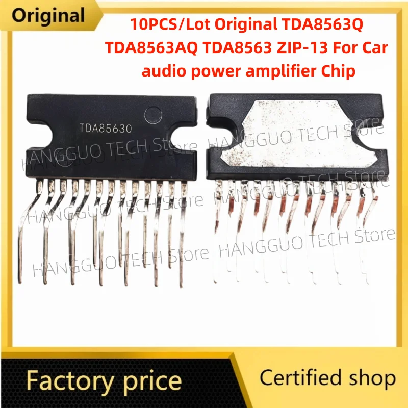 10PCS/Lot  TDA8563Q TDA8563AQ TDA8563 ZIP-13 For Car audio power amplifier Chip
