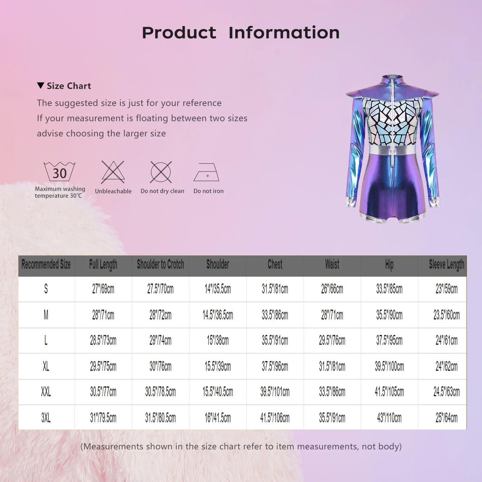 Women Shiny Alien Outerspace Cosplay Costume Halloween Dress-up Outfit 2pcs Sleeveless Tutu Dance Dress for Future World Party view 6