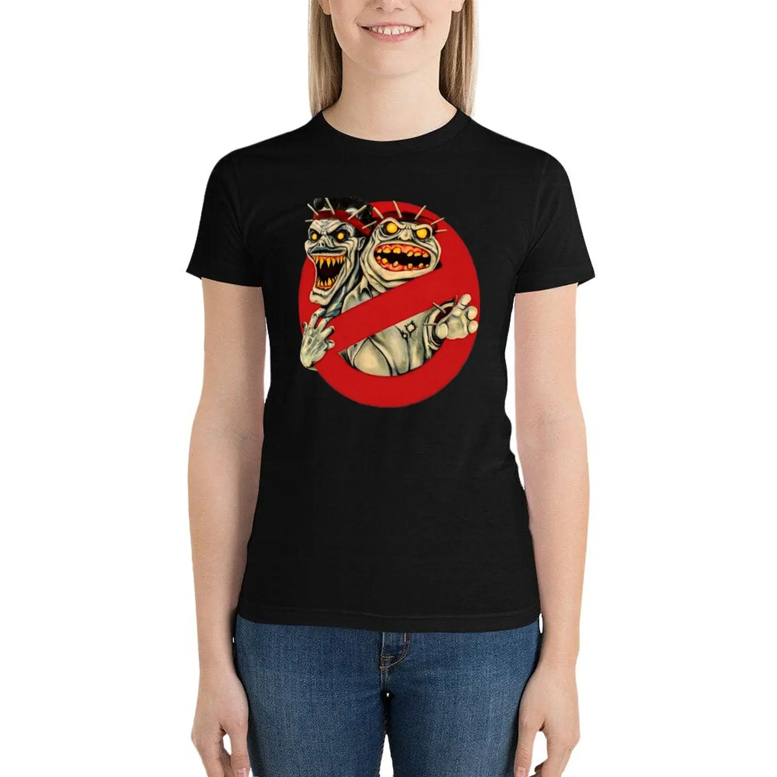 

Bustin' Ghosts : The Scoleri Brothers T-Shirt anime clothes Blouse summer clothes oversized workout shirts for Women