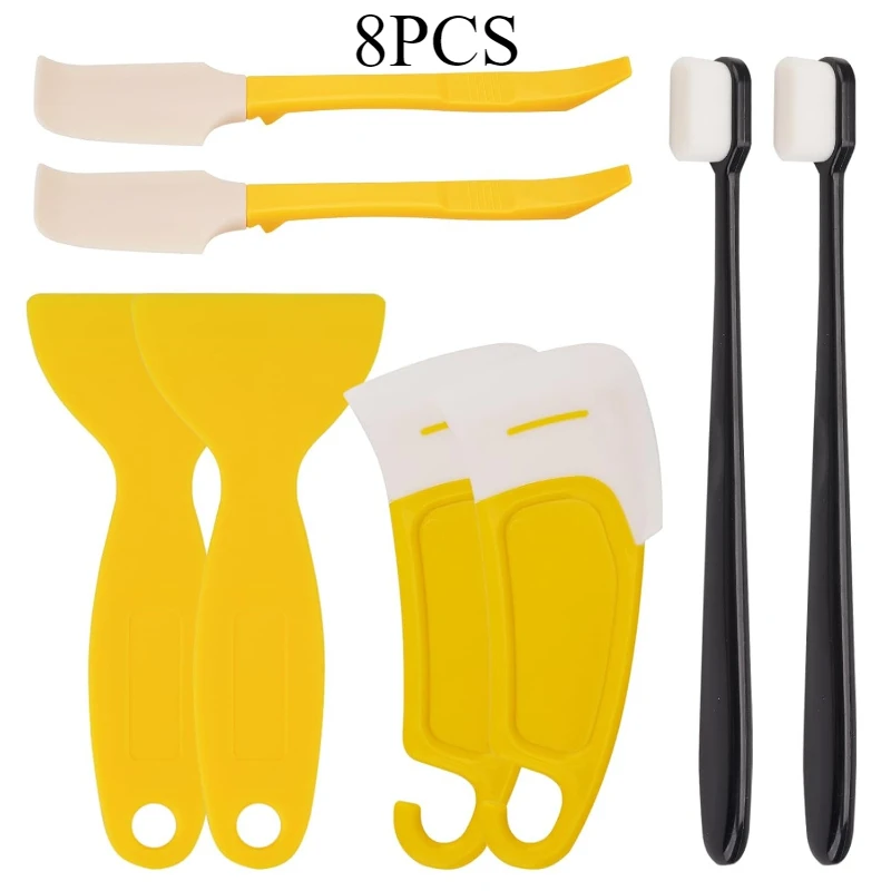 8/11pcs UV Resin 3D Printer Must-Have Tools Scrapers Silicone Spatulas Brushes for Resin Transfer Cleanin 3D Printer Accessories