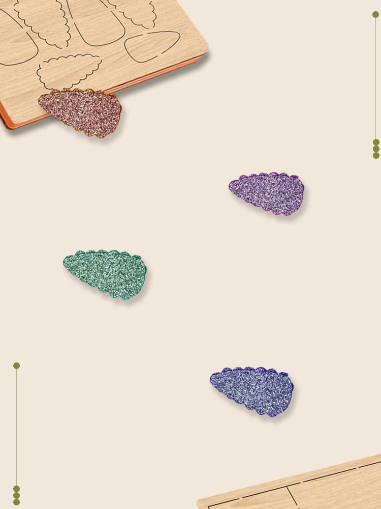 Xx67 All Series Cute Hair Cards Wooden Cutting Dies Suitable For Most Cutting Machines