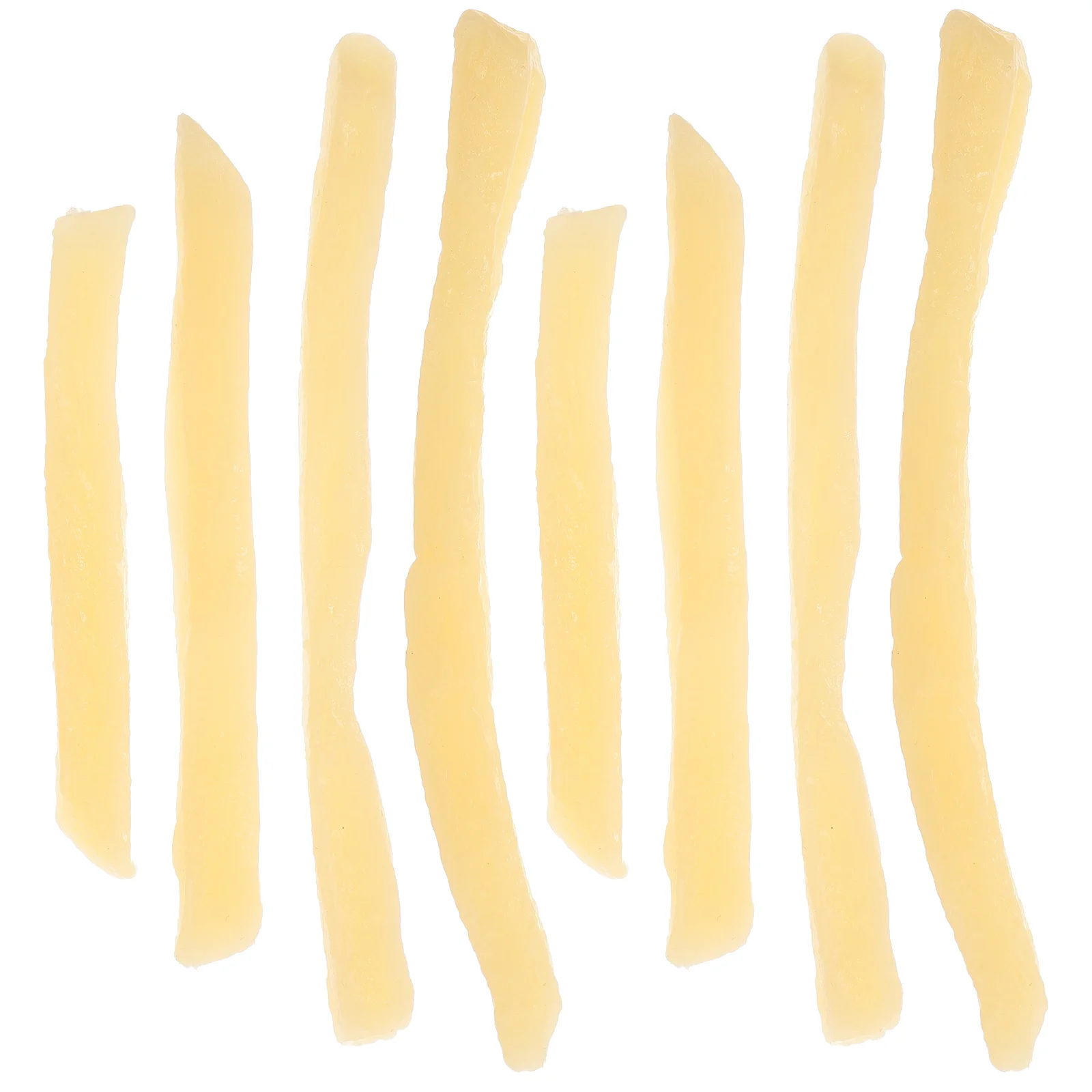 30 Pcs Simulation French Fries Model Toys Environmental Friendly PVC Material Shop Decoration Store Display Party Props