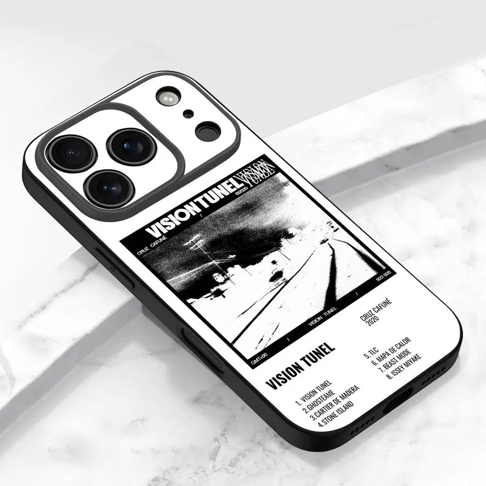 Me Muevo Con Dios Cruz Cafune funda de teléfono para iPhone 17,16,15,14,13,12,11,Pro,Max,Plus,E,Air,Mini cubierta protectora negra