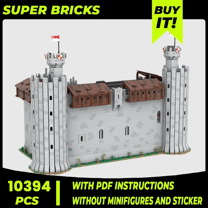 

Middle Fortress Model Moc Building Bricks Huge Great Hall Castle Technology Modular Blocks Gift Christmas Toys DIY Sets Assembly