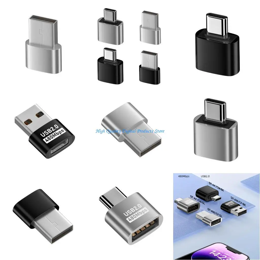 새로운 장치로의 원활한 전환을위한 U2JE 내구성 USB2.0 Type C 커넥터 480mbps