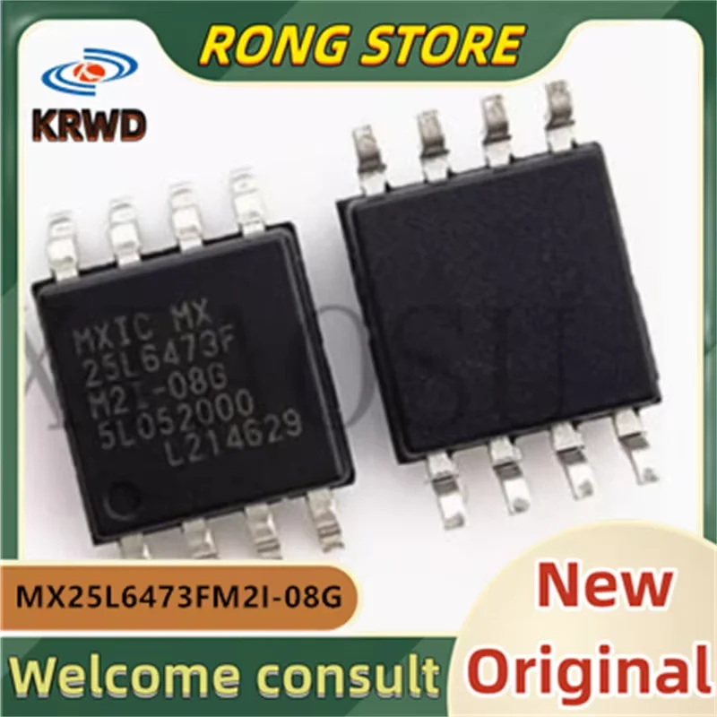 (10PCS)  25L6473FM2I-08G   New and Original Chip IC MX25L6473FM2I-08G MX25L6473FM2I MX25L6473F MX25L6473 25L6473F SOP-8