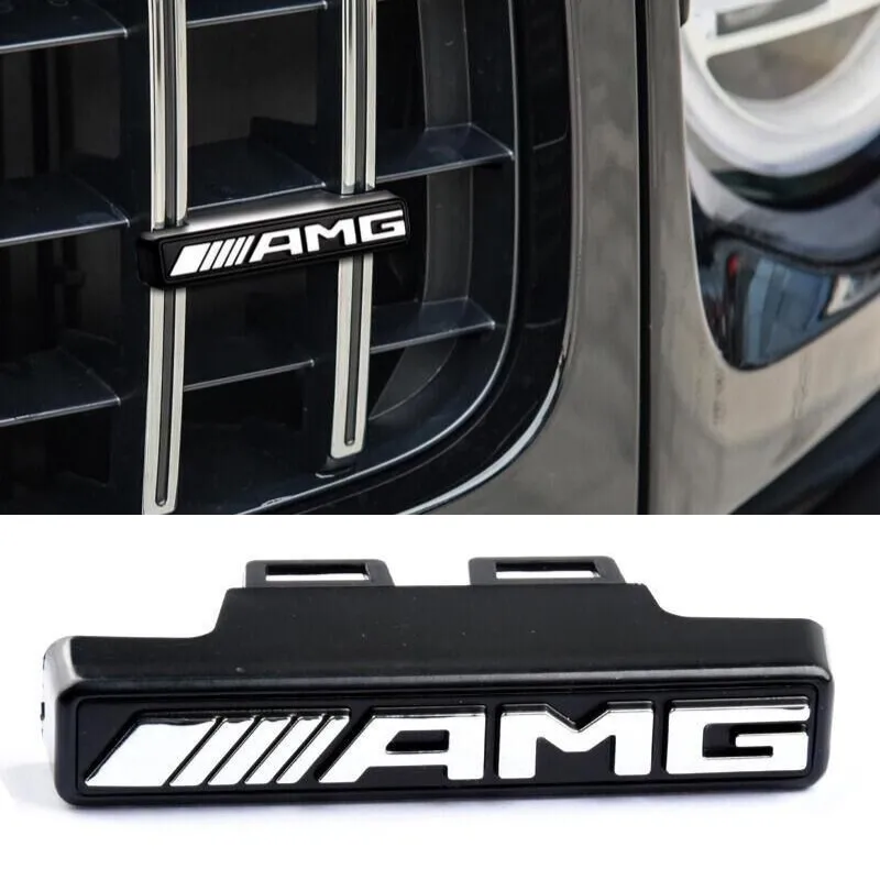 80x35mm ABS Car Front Grille Emblem Badge Label for Mercedes benz W463 W464 W461 G63 G65 Auto Accessories Decoartion
