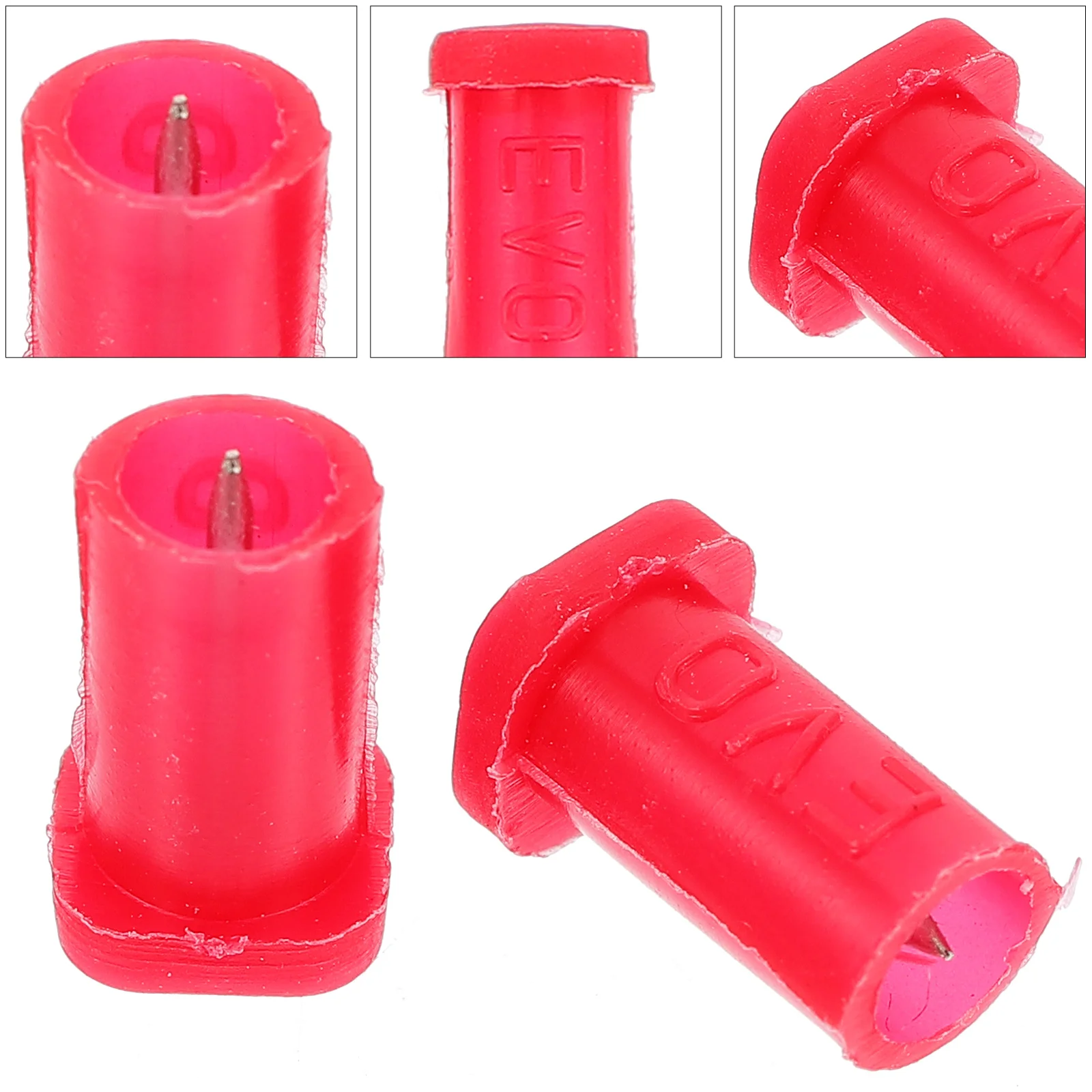 40Pcs Wimpern Kleber Flasche Düse Nadeln Anti-Blocking Ersatz Kopf Salon Liefert Kleber Flasche Nadel