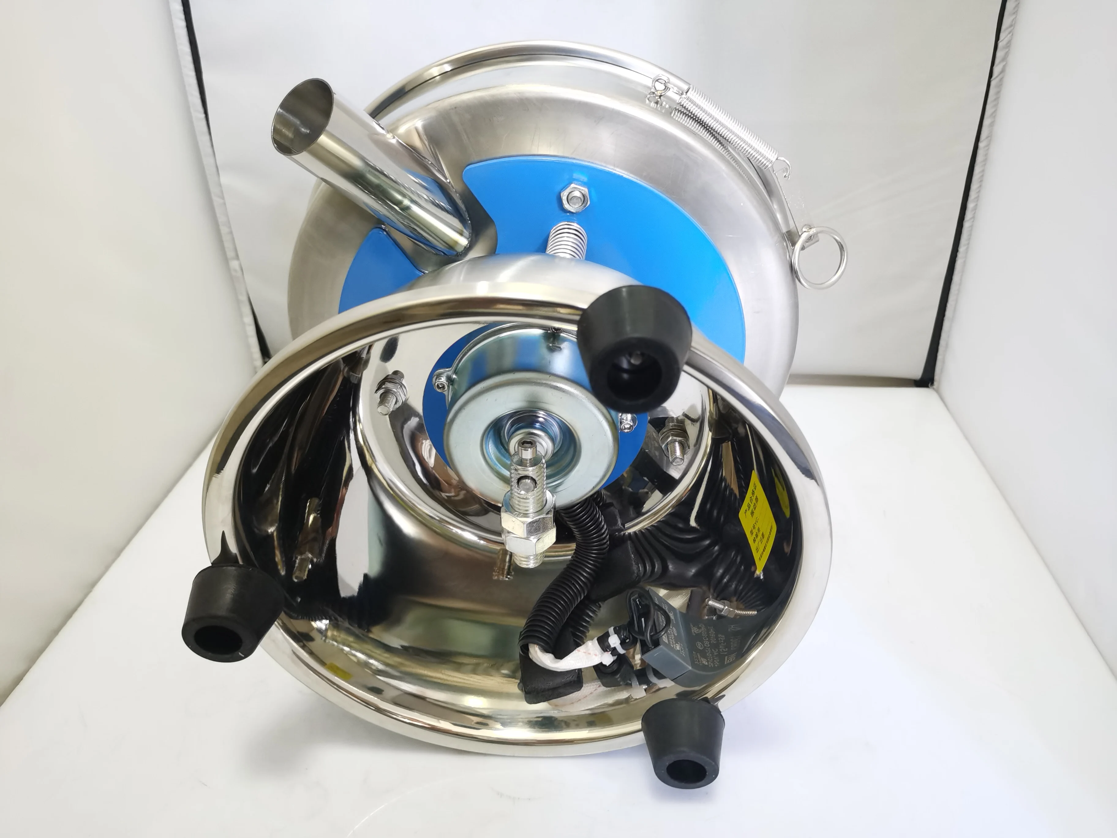 

Vibrating screen, sieving powder machine, stainless steel small electric medicine powder Vibration screening machine+2pcs screen