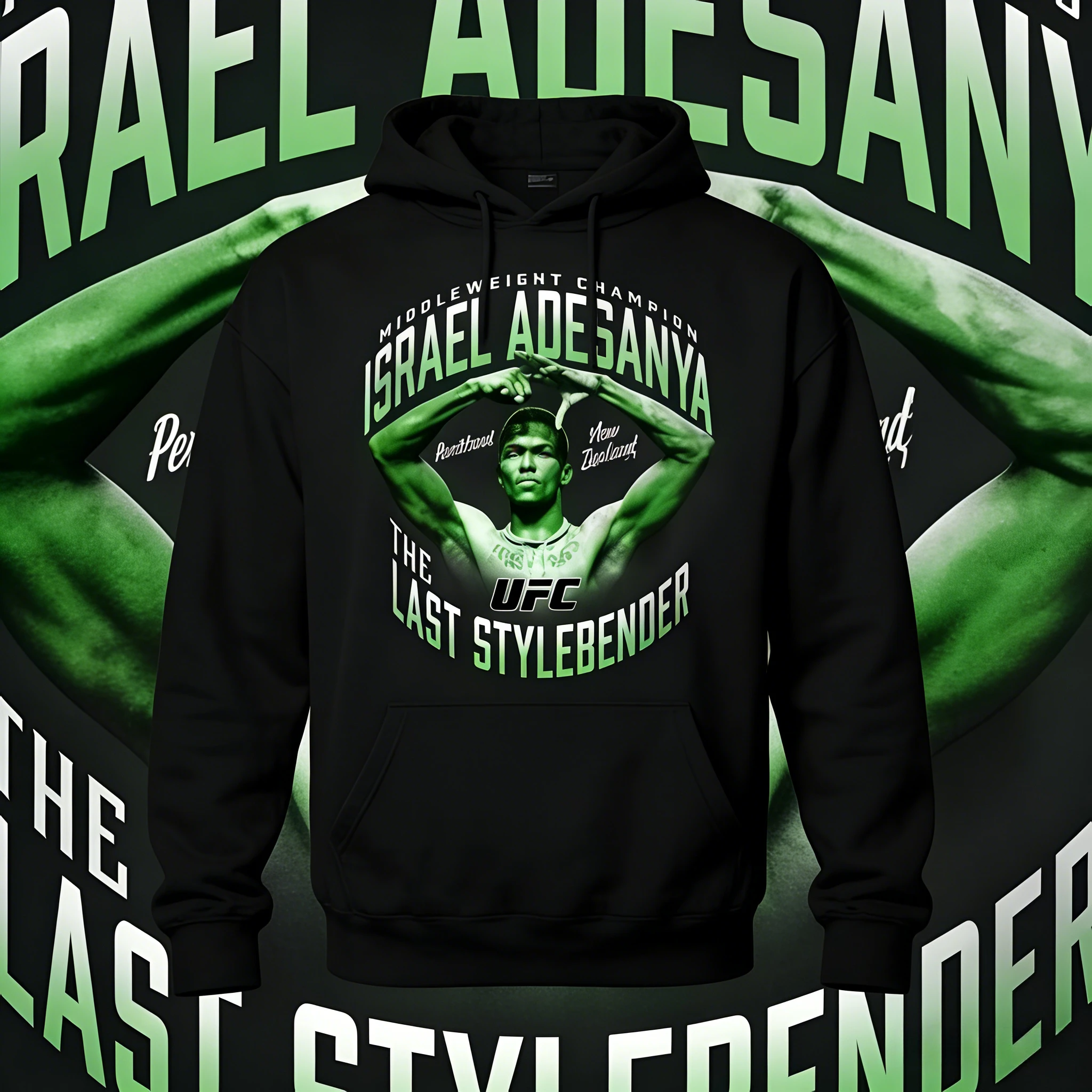 

UFC Израиль Адссипай 2026 осенне-зимняя коллекция из чистого хлопка, удобная дышащая толстовка с капюшоном, подходящая для мужчин и женщин