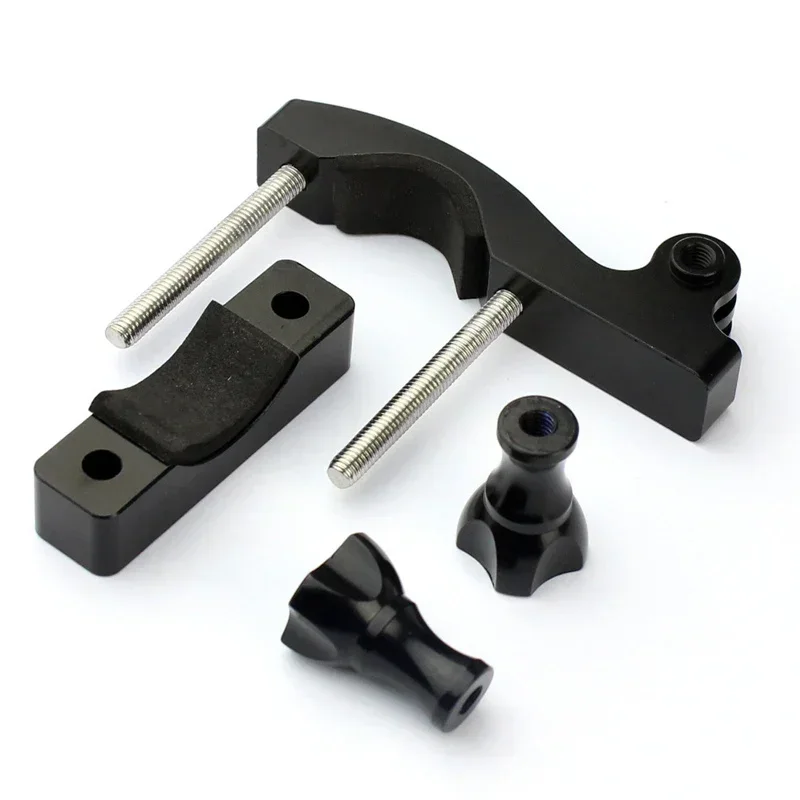 قابل للتعديل دراجة كليب الدراجة المقود المشبك جبل حامل محول قوس ل GoPro 8 7 6 5 4 شاومي يي Dji Osmo عمل الكاميرا