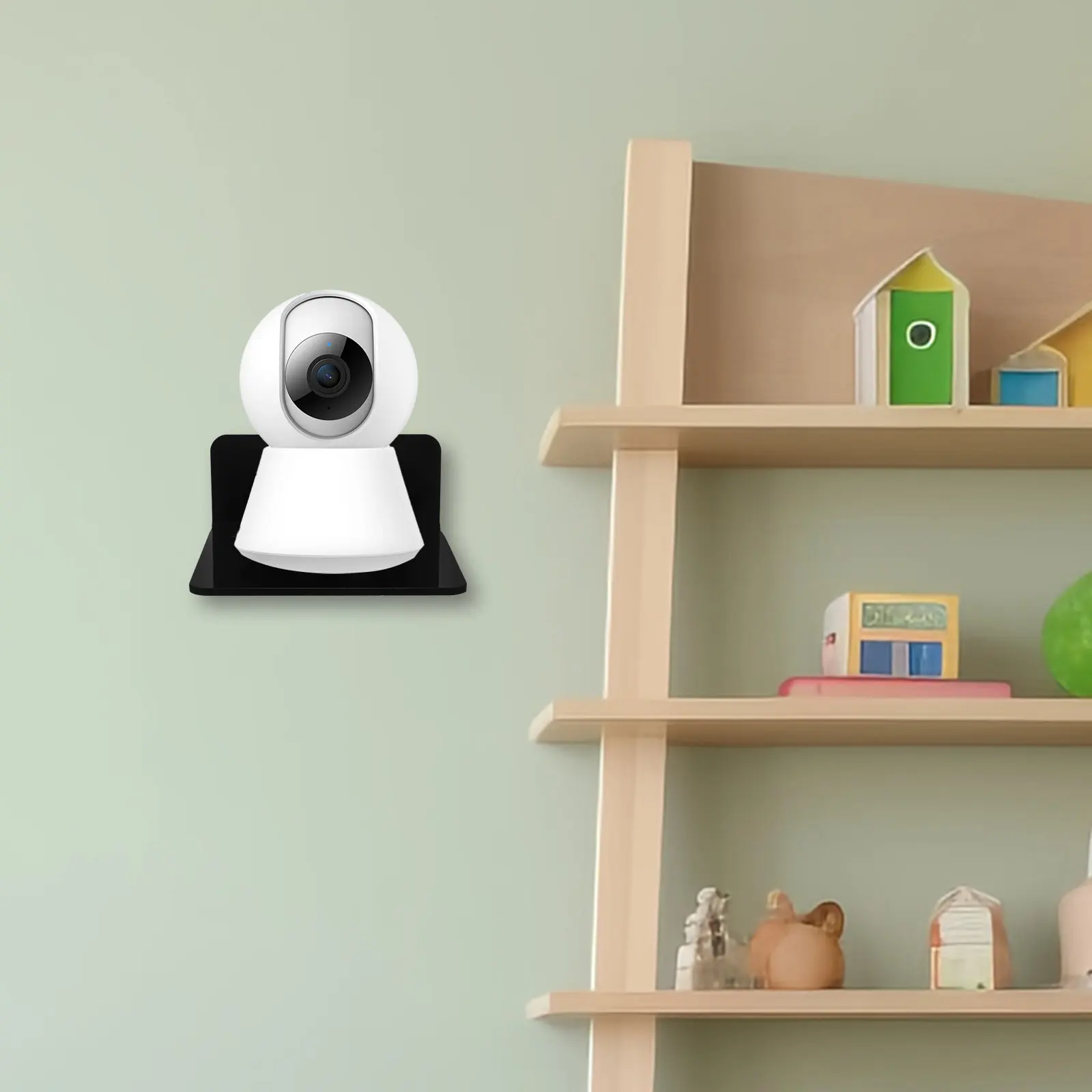 3Pcs Wall Mount Holder for Monitor Webcam Security Camera Small Shelf Durable Design Space Saving Webcam Wall Mount