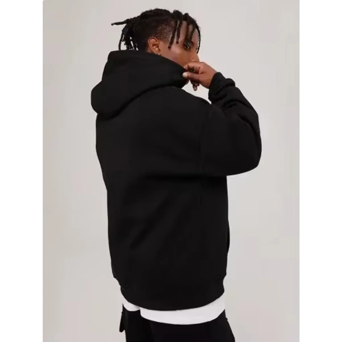 Uma peça tendência explosão halloween vestir-se pai-filho vestir-se outono inverno japonês personagem de sangue quente moletom com capuz popular