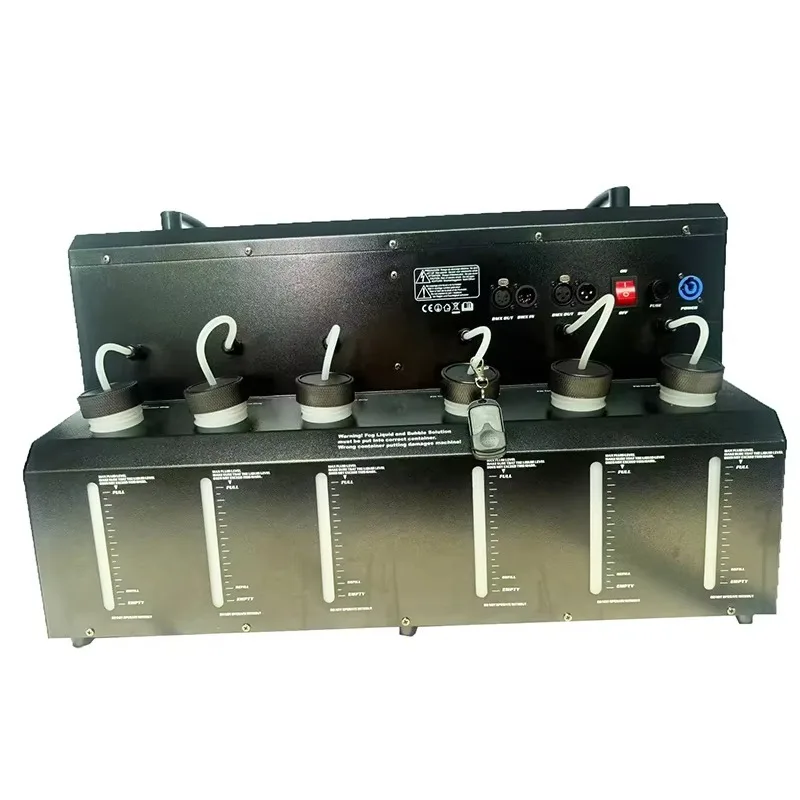3000W Metal DMX Remote LED RGBW Four Outputs Fog Smoke Bubble Machine Moving Stage Lights for Wedding Parties and Stag