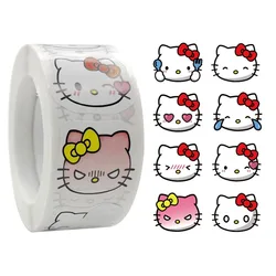 500pcs Girls Cute Hello Kitty Stickers Sanrio Anime Sticker Decorative Luggage Notebook Guitar Bike Classic Cartoon Decal Toys