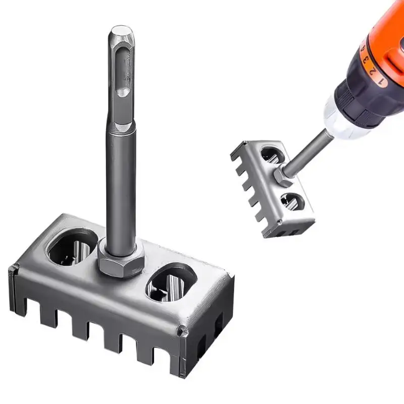 Expanding Tool Kit, Electric Hammer for Wall Slotting, Plumber & Electrician Socket Installation, Square Drill Hole Opener