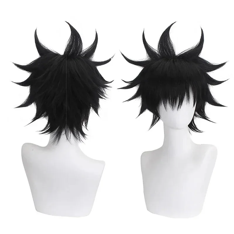 Anime Jujutsu Kaisen Cosplay Fushiguro Megumi Cosplay Costume School Uniform Fushiguro Megumi Wig Party Carnival Outfit for Men