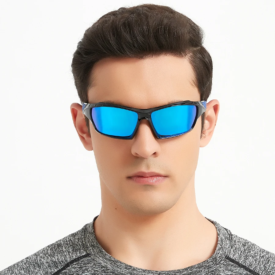 3 pezzi moda UV400 occhiali di sicurezza uomo donna corsa occhiali da sole alpinismo bicicletta occhiali MTB occhiali sportivi all'aria aperta