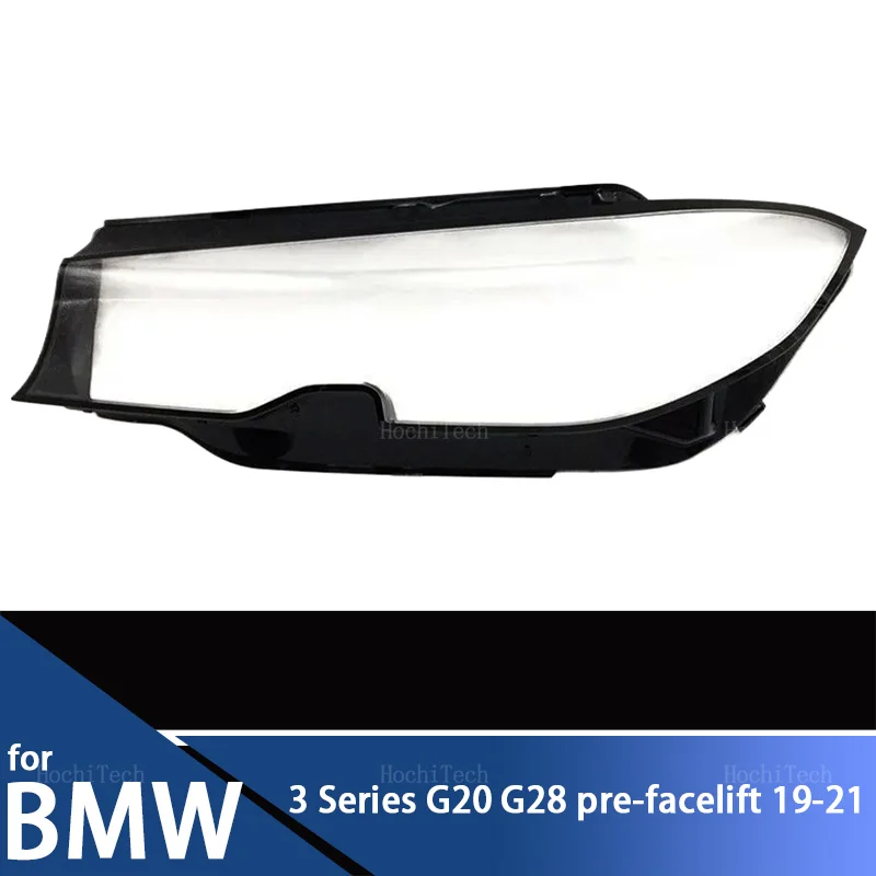 Headlight Lampshade Transparent Lens Headlamp Housing Cover Light Protection For BMW 3 Series G20 G28 pre-facelift 2019-2021