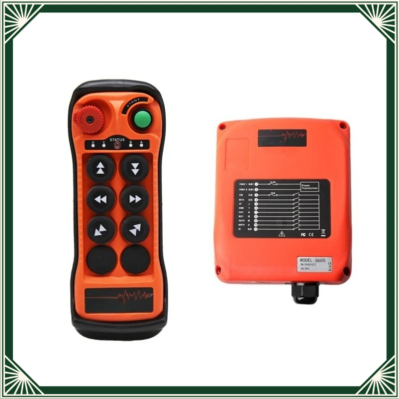 Q400 Industrial Wireless Remote Controller, Radio Remote Switch for Overhead Crane & Electric Hoist