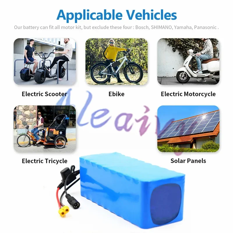 36V 10S4P 14Ah 1000W 3500Mah 18650พร้อม30A Balance BMS 42V แบตเตอรี่ลิเธียม Ebike ไฟฟ้ารถจักรยานสกู๊ตเตอร์