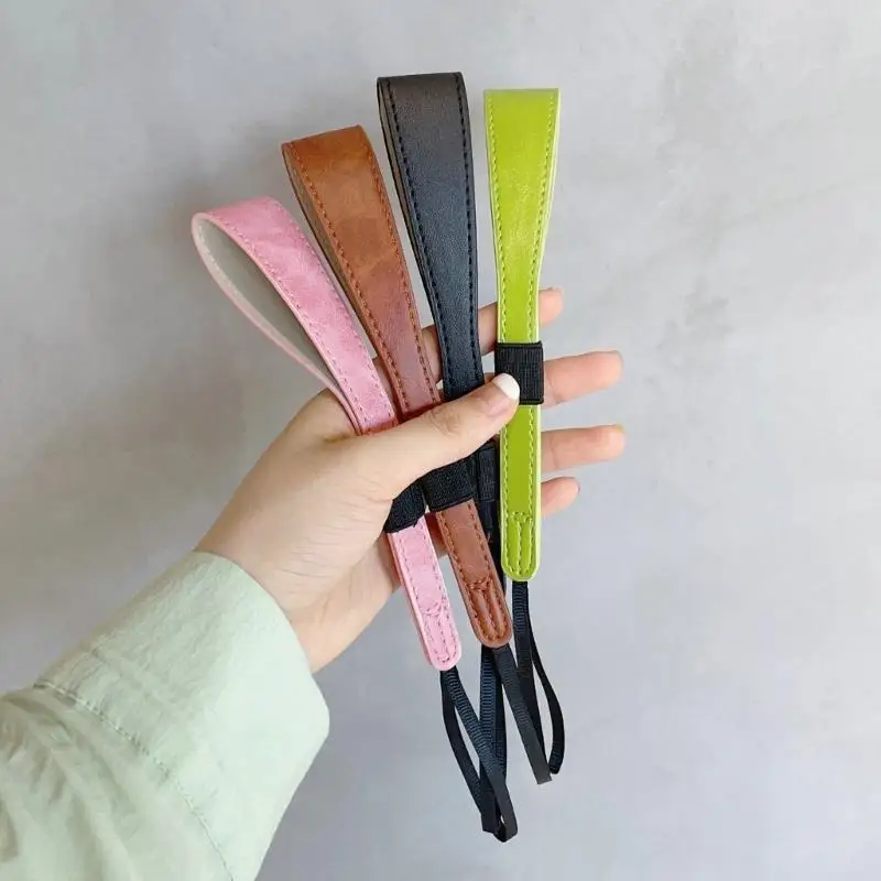 حزام معصم من جلد البولي يوريثان لكاميرات M50II XS10 ZV1 للسلامة وعصرية للسفر والتصوير الخارجي