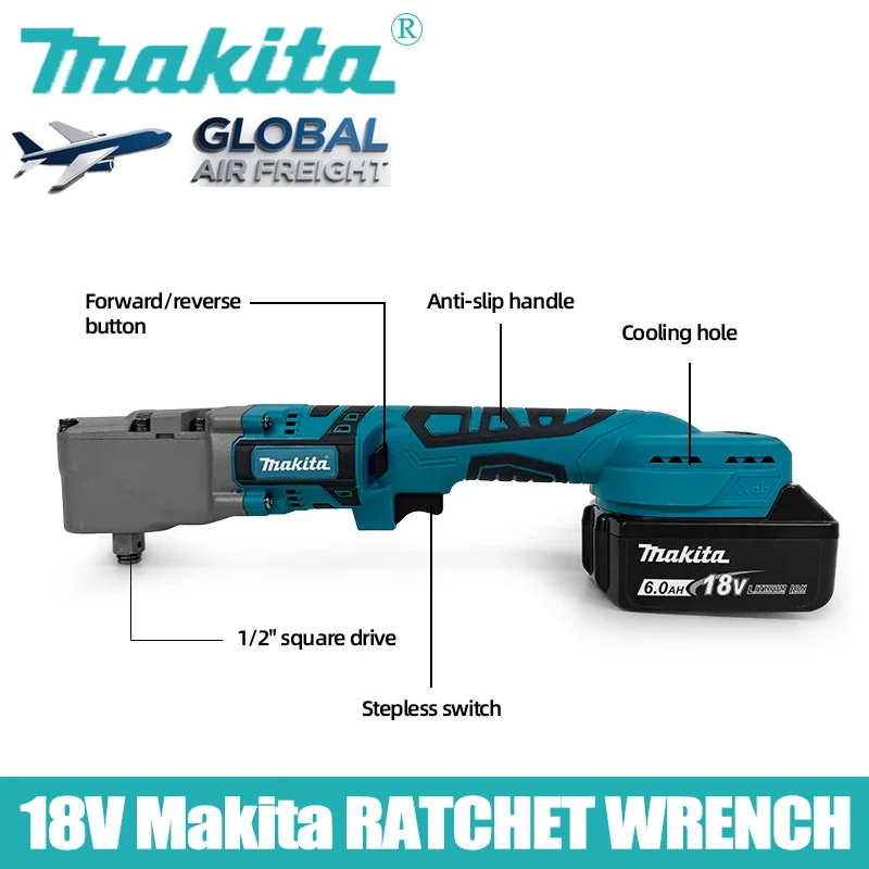 

Makita original Ratchet Wrench 1100N.m Electric Driver 1/2'' Brushless Removal Screw Nut Car Repair Tool For Makita 18V Battery