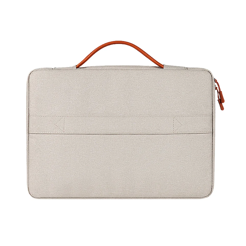 

1Pcs Laptop Bag Premium Lining Shockproof Portable Tote for Office Business Travel Smooth Double Zipper Front Pocket Storage