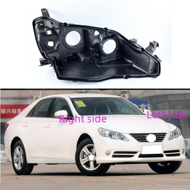 For Toyota Mark X 2010 2011 2012 Headlamp Base Headlight Rear Shell Replace Headlight House Black rear shell