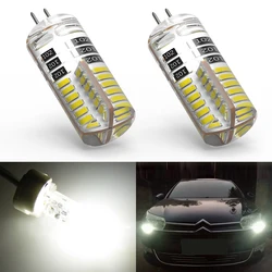 2 uds G4 HP24W LED para Peugeot 3008 5008 Canbus Citroen C5 DRL luces de circulación diurna accesorios de coche bombillas LED 48SMD 12V