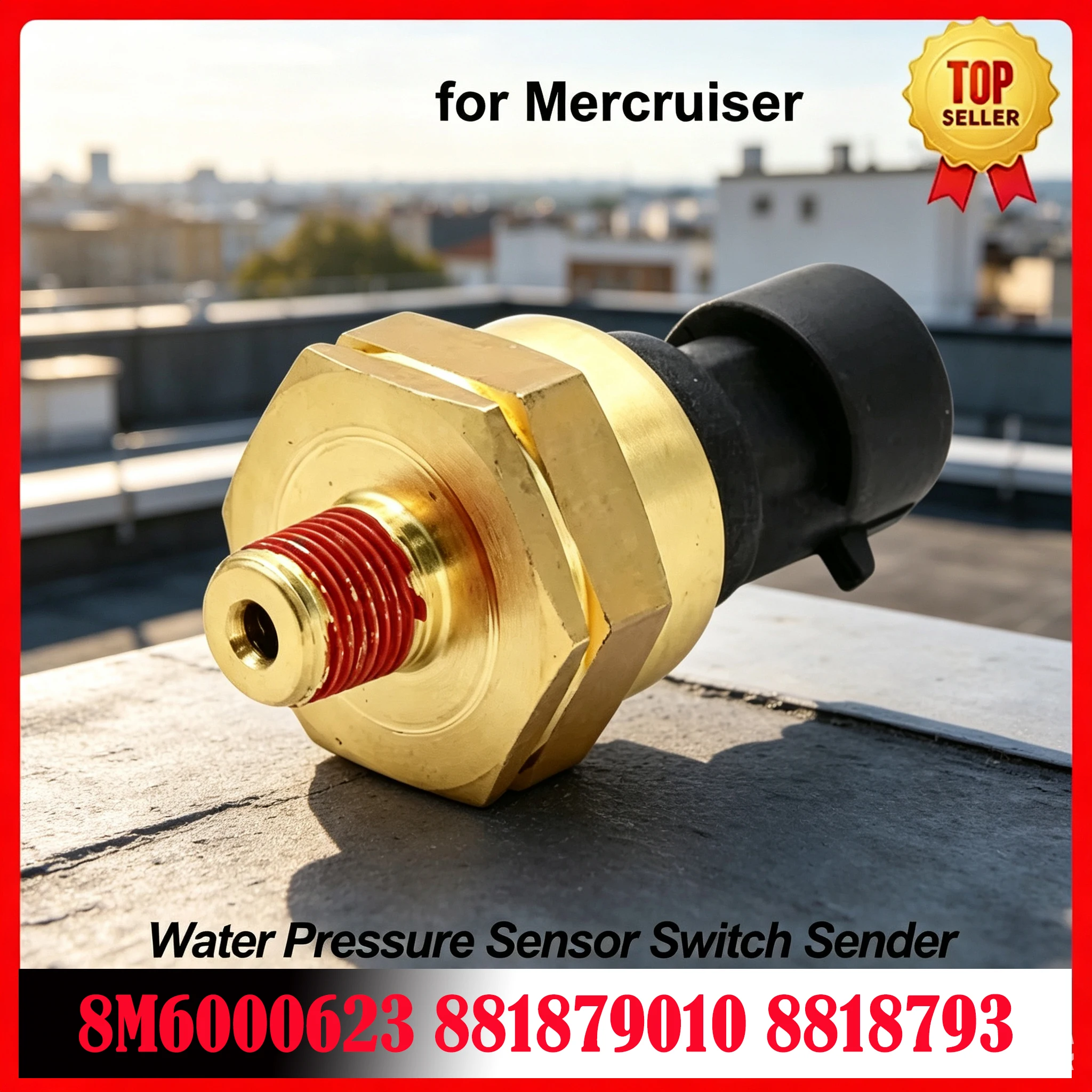 Water Pressure Sensor Switch Sender 8M6000623 881879010 8818793 for Mercury Quicksilver Mercruiser Mariner
