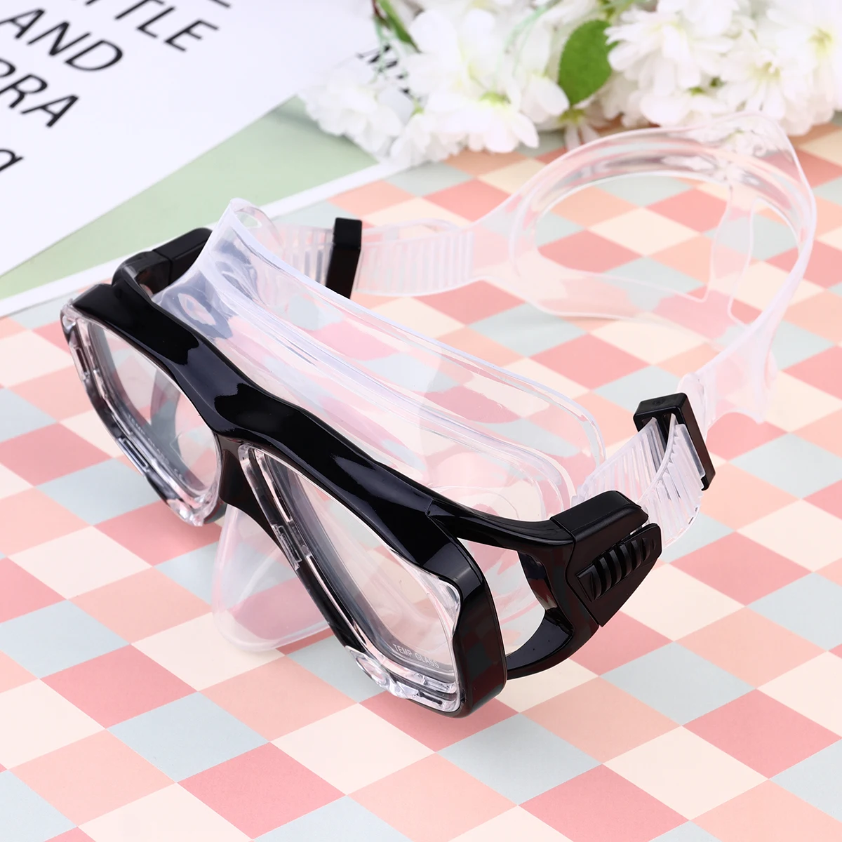 

Diving Mask Snorkeling Scuba Adults Swimming Accessories Goggles Tempered Glass Water Aldult