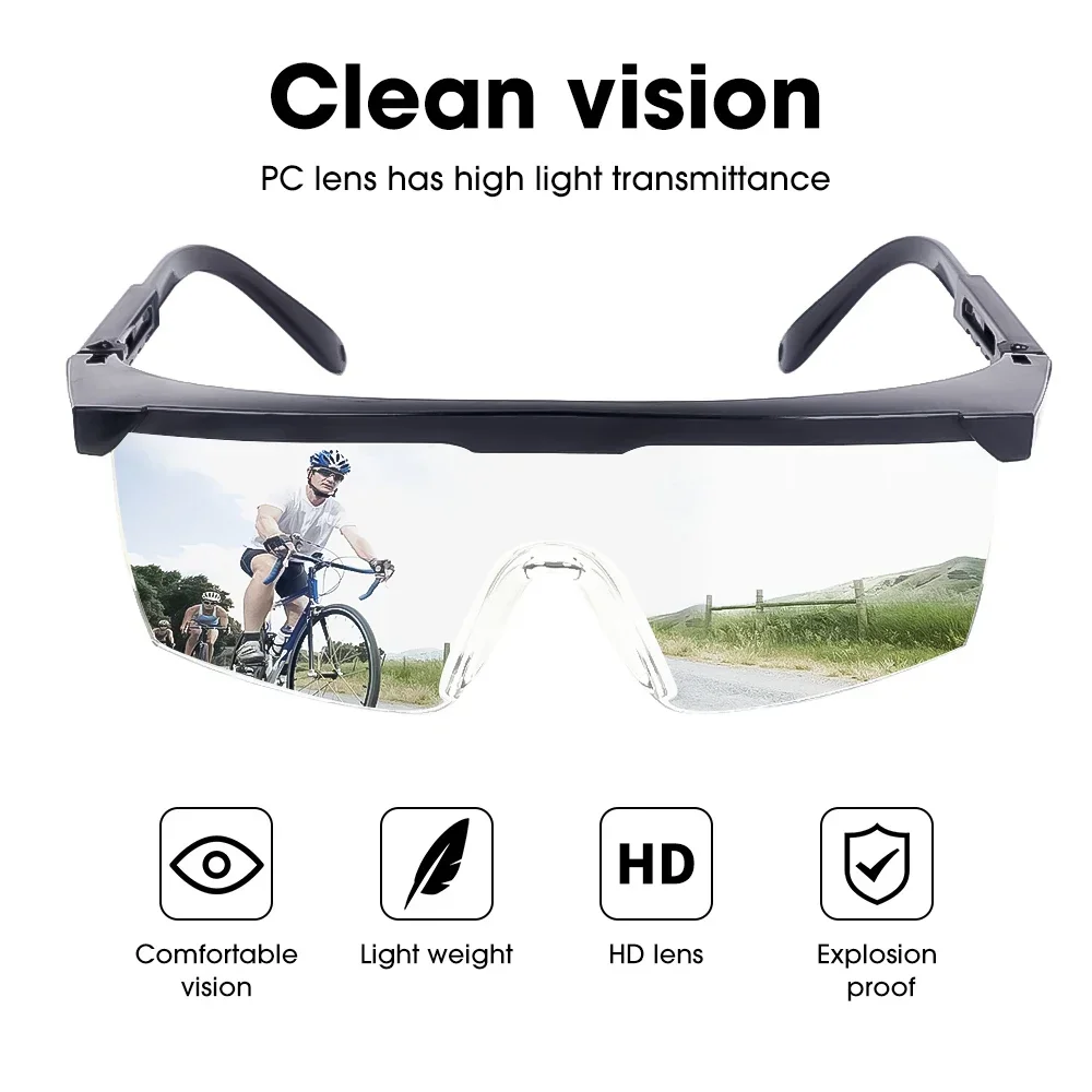 

Windproof Cycling Glasses Goggles Anti-splash Safety Work Industrial Eye Protection HD Eyeglasses Goggles for Men Women Glasses