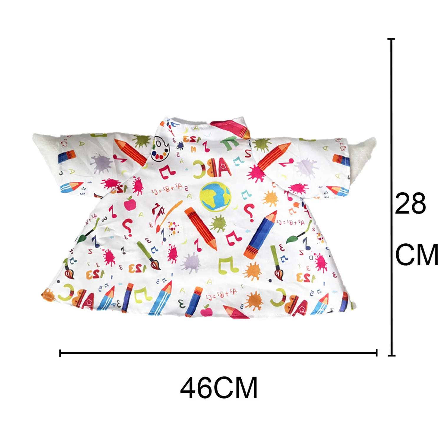 Back to School Themed Outfit for 23 Inch Porch Goose Statue School Style Cement Lawn Goose Clothes Outdoor Yard Garden Patio