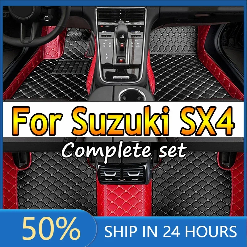 Car Floor Mats For Suzuki SX4 Hatchback 2018 2017 2016 2015 2014 2013 2012 2011 2010 2009 2008 2007 pets Rugs  Accessories