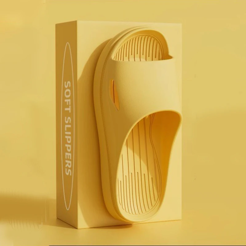 

Женские летние тапочки для ванной комнаты, домашние нескользящие тапочки для душа, крутые тапочки для пар из ЭВА, тапочки с одним словом