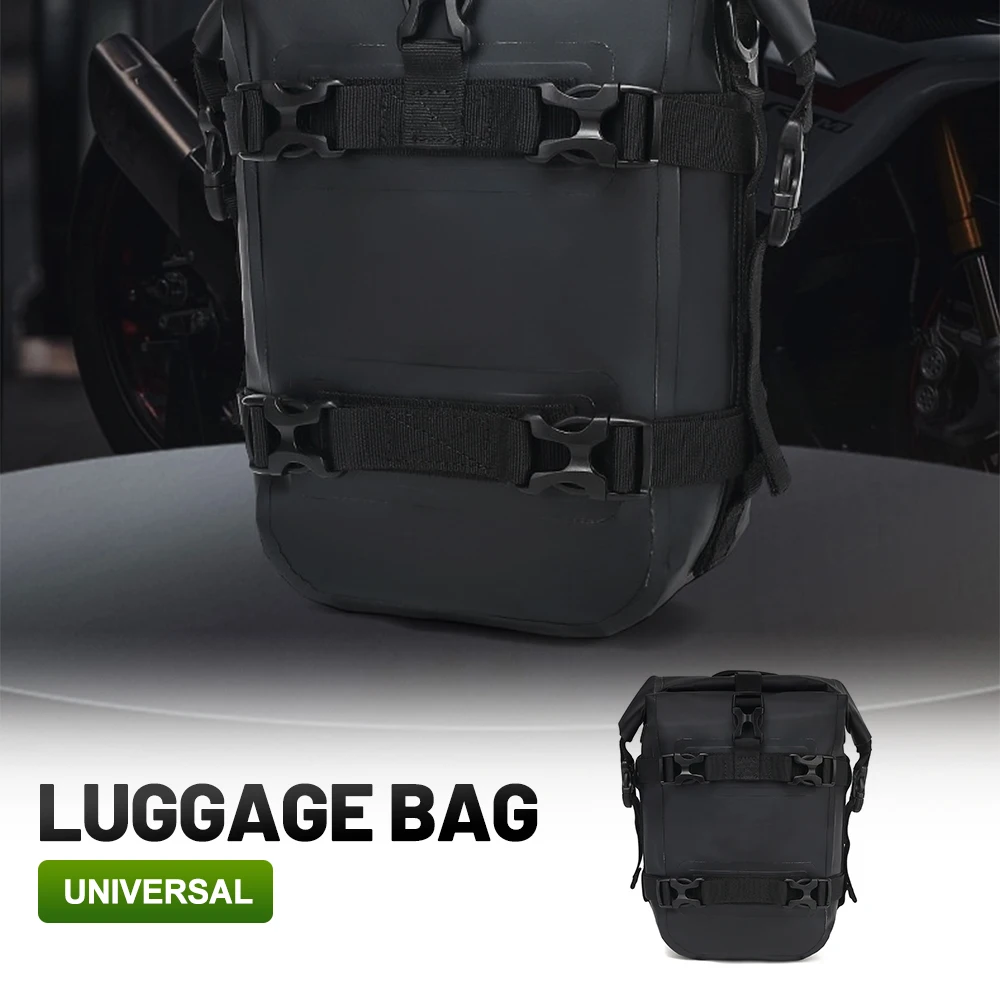 `Waterproof Quick Release Multi-Purpose Motorcycle Crash Bar Bag, Side Tail Hanging Moto Touring Riding Luggage Storage Gear`