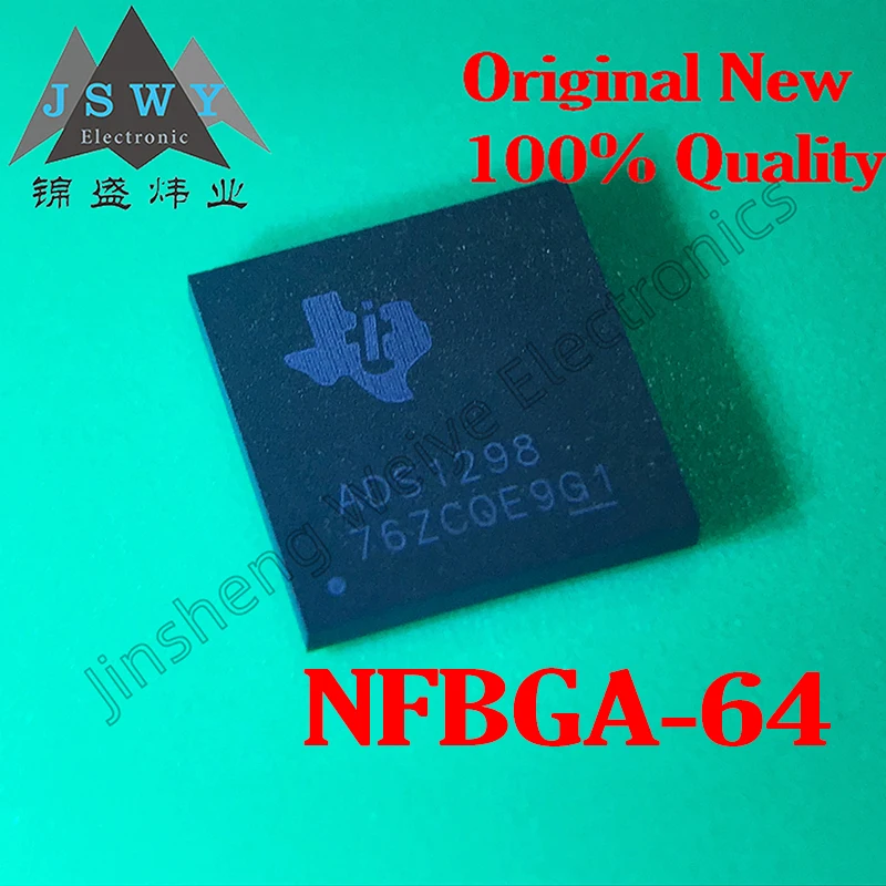 ADS1298CZXGR ADS1298CZXGT ADS1298 SMD NFBGA-64 Chip IC 100% Brand New and Genuine Free Shipping