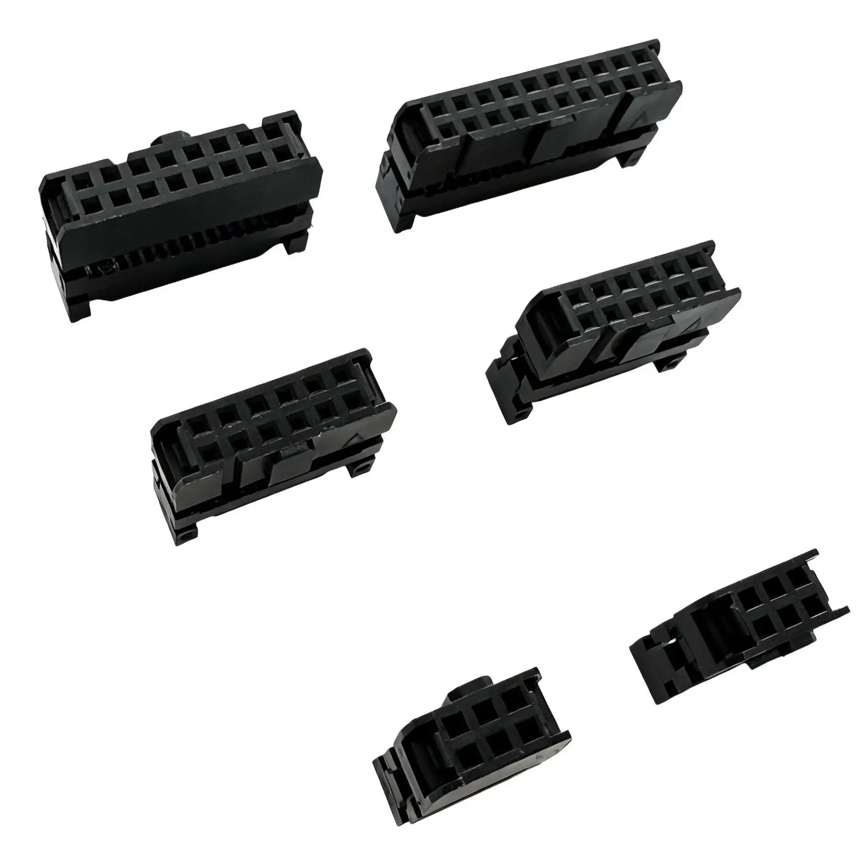 FC 6/8/10/12/14/16/18/20/24/26/30/34/40/50Pin 2.54mm Pitch Female IDC Socket Connector Ribbon Cable DC3 Header Male Socket
