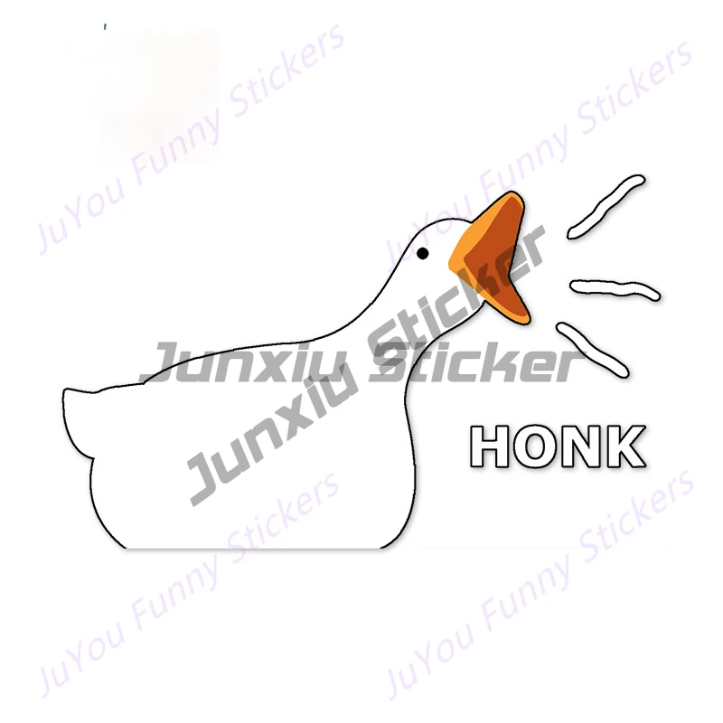 Funny Stickers Exterior Accessories for Honk Goose Car Stickers Creative Decals Personality Vehicle Decor Car Goods