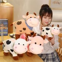 Cartoon Kids Toy Smile Cow Stuffed Animals Soft Cotton Bull Plush Doll Cattle Plush Toy Animal Plush Doll Cow Plush Toy