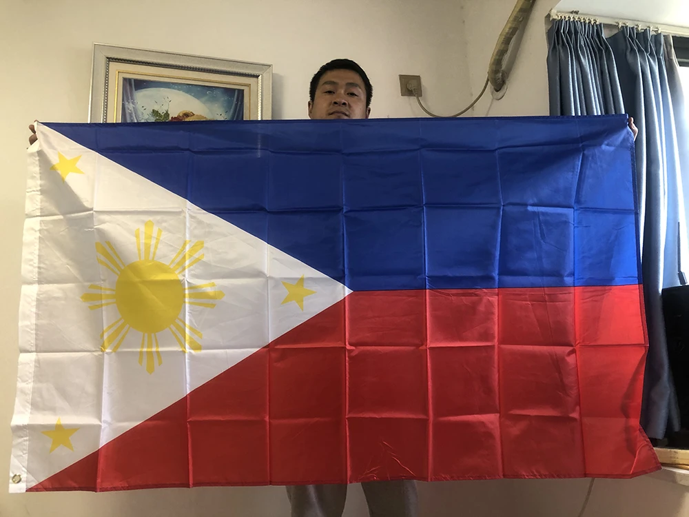 SKY FLAG bandera nacional de Filipinas, 90x150cm, 3x5 pies, poliéster, bandera colgante de PHL, PH, Philippines