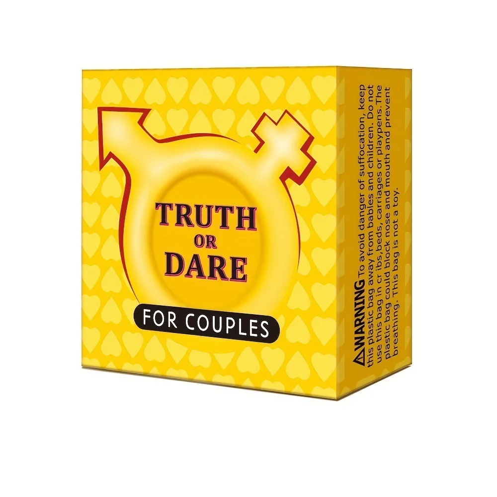 

Truth or Dare for Couples, Adult Lovers Drunk Card Game, Couple Game - Great Party Game for Close Adult Friends or Couples