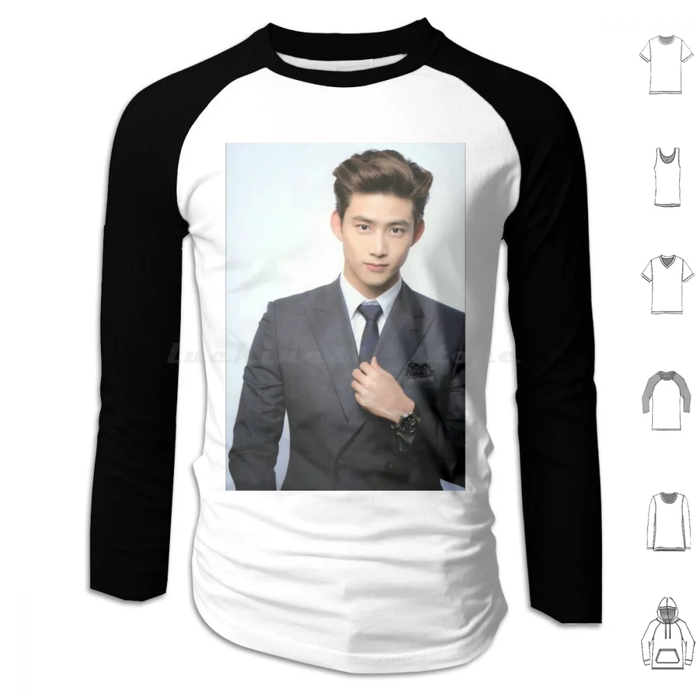 

2Pm Taecyeon-3 Hoodies Long Sleeve Member Group Boy Band Korean Kpop Jyp