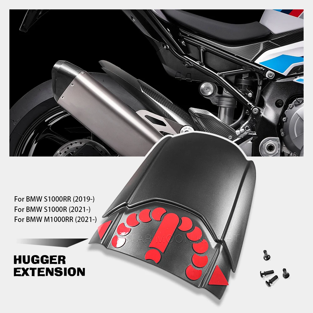 

ABS Rear Fender For BMW S1000R 2021- S1000RR 2019- M1000RR M 1000 RR S 1000 R RR Motorcycle Mudguard Extender Mudflaps Extension