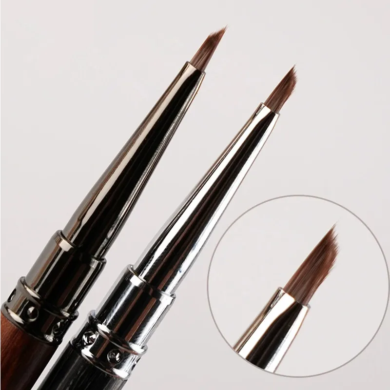 1/2PCS Triangular Brush Nail Art Brush Painting Drawing Pen Acrylic Gel UV Extension Brush Nail DIY Manicure Tools