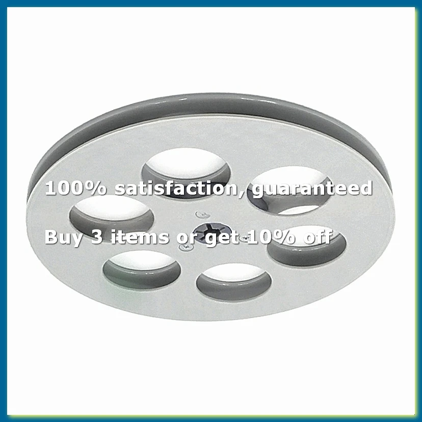 A82Z-7inch Empty Tape Reel 6 Hole Empty Open Reel for 1/4 Reel to Reel Tape Recorder C
