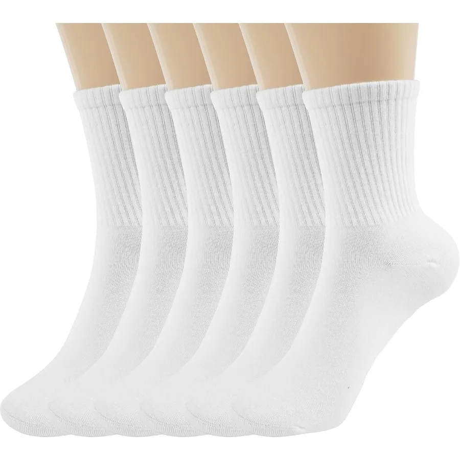 

BomKinta Women Casual Calf Socks Cute Cotton Crew Socks for Everyday Wear Soft Above Ankle Sock Comfortable Fit for Daily Use 6